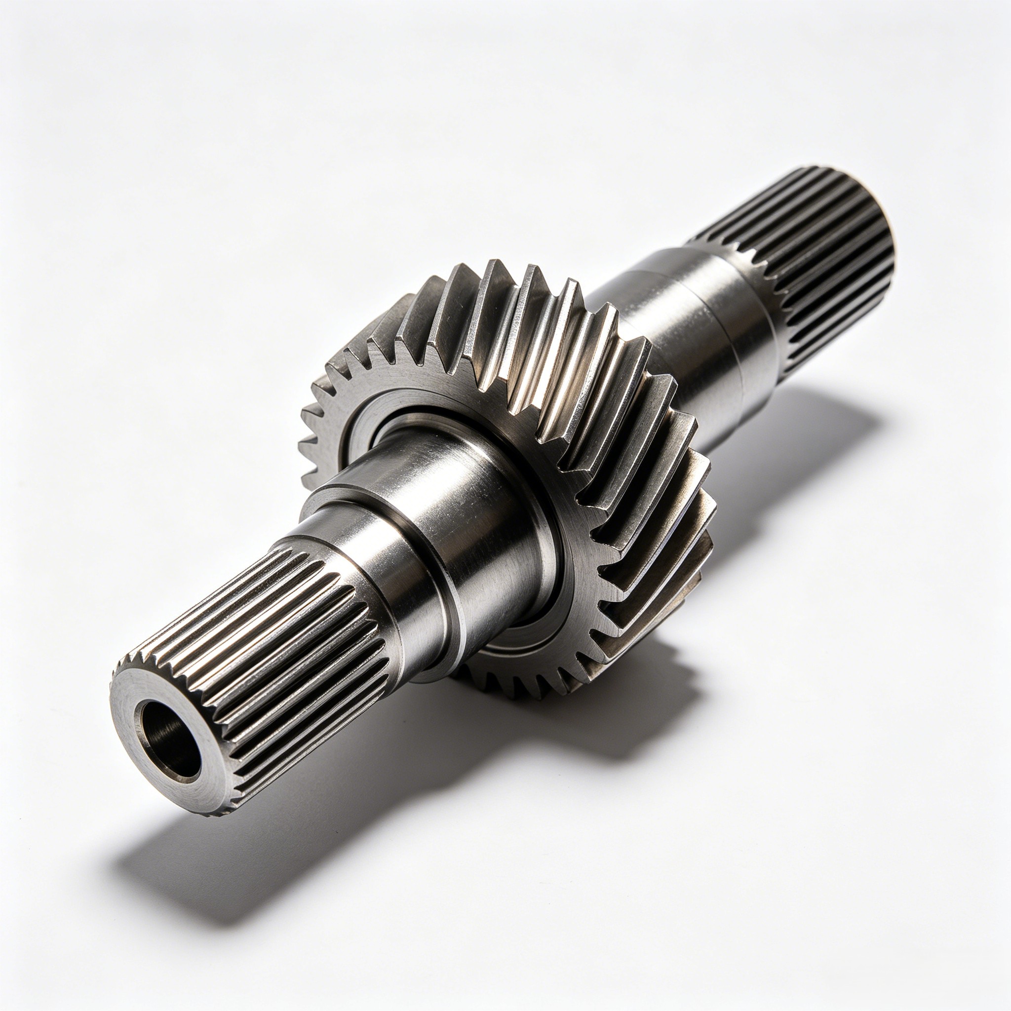 Spline gear shaft CNC machined