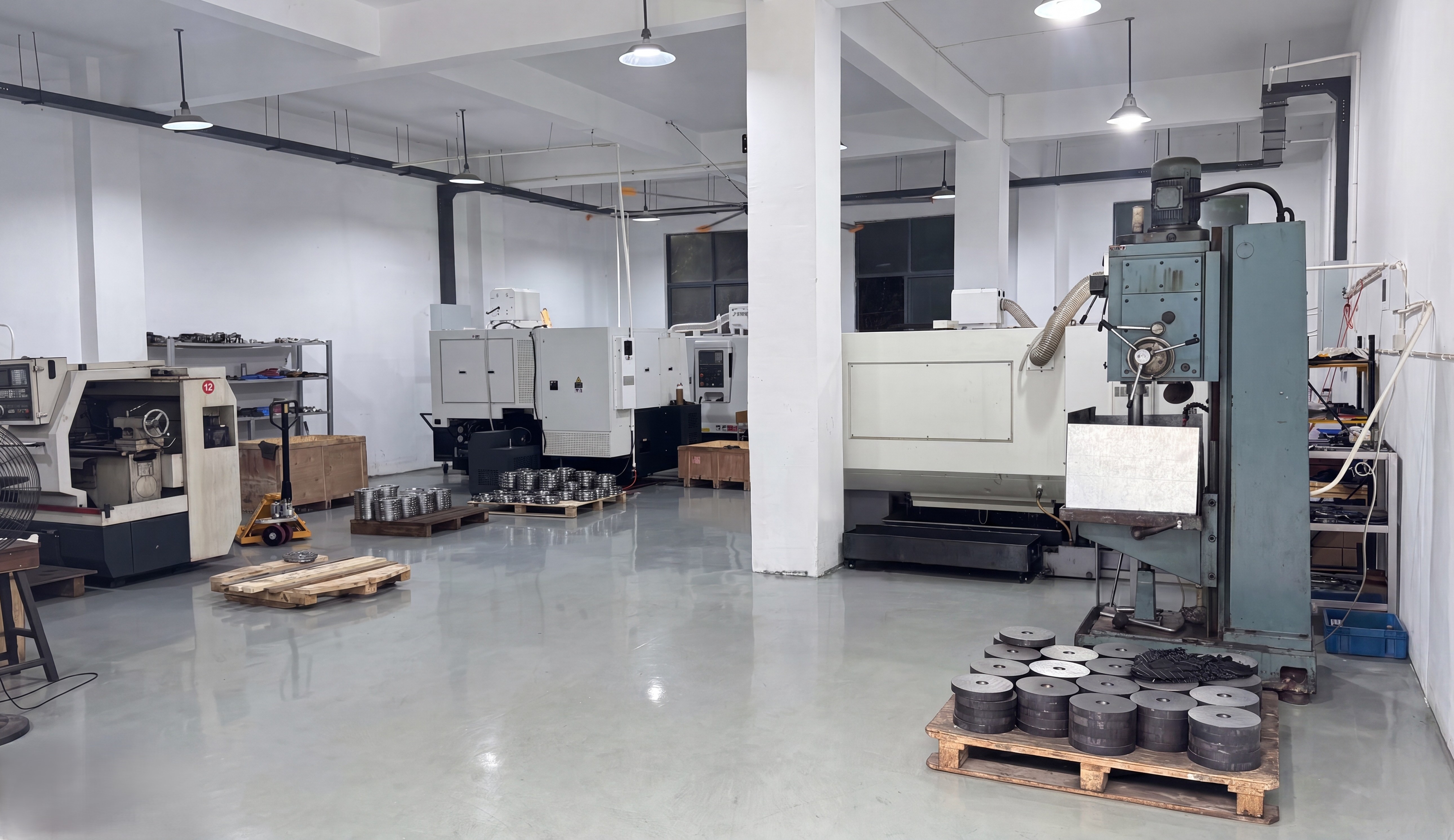 Drilling and milling area